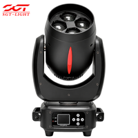 SGT OEM ODM Mini Lyre Mobile 200W Zoom Wash 4x40W RGBW DMX512 avec Effet de Focalisation Optique pour Fournisseurs et Acheteurs d'Événements