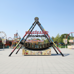 Manège Commercial en Forme de Bateau Pirate en Acier à 32 Places pour <span class=keywords><strong>Parcs</strong></span> d'Attractions Intérieurs/Extérieurs et <span class=keywords><strong>Parcs</strong></span> de Divertissement - Product Image 1