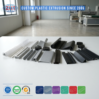 Profilé PVC texturé pour protection de colonnes de moulin à pâte, séparateur de pièce, montage facile, spécialiste des profils, pour réfrigérateur