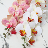 Hochwertige Handgefertigte Künstliche Orchideen mit Echtem Aussehen für Chinesisches Neujahr, Hochzeit, Abschlussfeier, Halloween, Erntedankfest Dekoration
