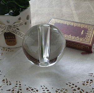 Esfera de bola de cristal transparente, MH-Q0176 con agujero - Product Image 6