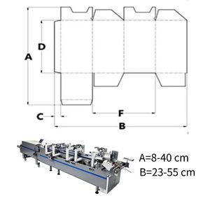 Machine à plier et à coller à froid électrique haute vitesse 3A 650G pour cartons et emballages en bois - Product Image 3
