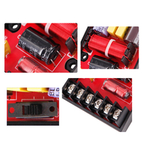 Car 2 Way High Low 120W Filter Treble Bass Speaker Frequency Divider Vehicle Board Passive Audio Crossover Network WEAH 2102