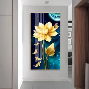 ภาพวาดดอกไม้ ภาพนิ่ง ภาพนามธรรม ของตกแต่งบ้าน ภาพคริสตัล ภาพพอร์ซเลน ภาพติดผนังกระจกสำหรับห้องนั่งเล่น - Product Image 3