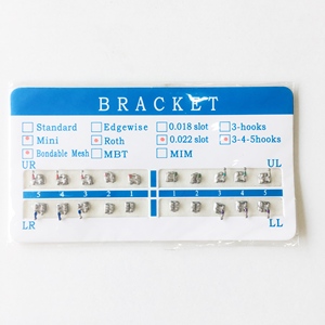 Anticipo apparecchi ortodontici Migliore vendita Ortodonzia staffe Denti per <span class=keywords><strong>Brace</strong></span> Dentale di consumo Staffe Ortodonzia - Product Image 6