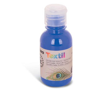 PRIMO 125ML Bouteille de teinture écologique pour tissu Bleu Ultramarin Accessoire de couture pour le bricolage - Product Image 1