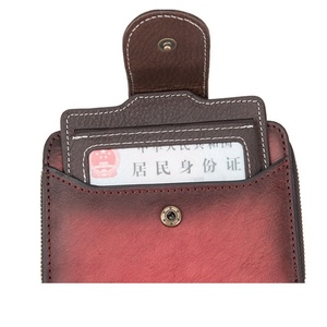 Fashion Zipper <b>Wallet</b> Women's <b>Ladies</b> Genuine Leather <b>Wallet</b> Simple Short Second Hand Purses Coin Pockets <b>Wallet</b> - Product Image 3