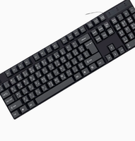 Clavier de jeu filaire USB, 104 touches suspendues, claviers de jeu arc-en-ciel pour PC, ordinateur portable