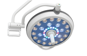 Lampe chirurgicale sans ombre LED multicolore Plus E700/700 LED <span class=keywords><strong>mont</strong></span>ée au plafond à double dôme pour hôpital de salle d'opération - Product Image 2