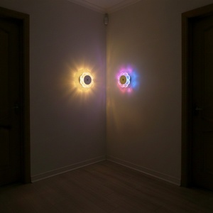 Lámpara de Pared con Sensor de Movimiento, Inalámbrica, con Base Magnética, Regulable, para Decoración de Dormitorio, Escalera, Sala de Estar, con Diseño de Flor - Product Image 3