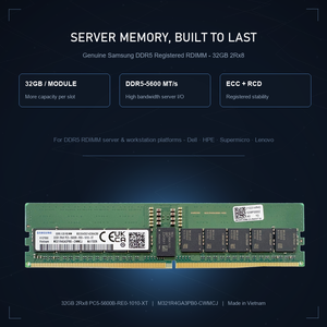 Mémoire serveur 32 Go DDR5-5600 ECC RDIMM 2Rx8, originale, jamais utilisée, compatible avec HPE, Dell, Supermicro et autres - Product Image 3