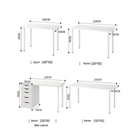 Table d'étude simple et pratique, bureau d'ordinateur, poste de travail informatique, table en bois, 13 supports pour ordinateur portable personnalisables, hauteur réglable, bois