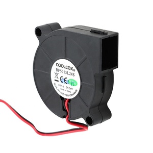Coolcox พัดลมเป่าลมไฟฟ้าขนาด50มม., ใบพัดพลาสติกขนาดเล็ก DC 50x50x15มม. เครื่องทำความเย็นอากาศเย็นสำหรับโถสุขภัณฑ์และเครื่องฟอกอากาศเครื่องปริ้นเตอร์3D - Product Image 1
