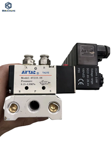 Solenoide de control neumático 4V210-08 DC24V 7-9 Posiciones Componente neumático para control industrial de aire - Product Image 1