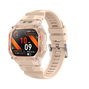 Montre connectée de sport pour homme DF HT34, écran IPS HD 1,75 pouces, étanche, fréquence cardiaque, bracelet de fitness, appel vocal, lampe de poche - Product Image 2