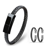 Al Aire Libre portátil de cuero PD Mini Micro USB pulsera cargador de datos Cable de carga Cable de sincronización para Android Tipo-C Cable de teléfono