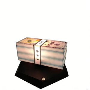 HCNT Magnetic levitation GTA USD dollar touch control 3-color <b>light</b> home decoration creative gift birthday banknote <b>light</b> - Product Image 3
