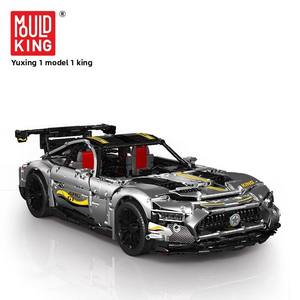 13126 Modelo de Coche Deportivo de Plástico, Mercedes-AMG Black Series Electrochapado, Juguete Educativo de Bloques de Construcción para Niños, Escala 1:5 - Product Image 1