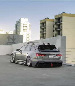 สำหรับ Audi RS6 C8 ได้รับการอัพเกรดด้วยชุดแต่งคาร์บอนไฟเบอร์ IMP พร้อมด้วยสเกิร์ตข้างคาร์บอนไฟเบอร์คุณภาพสูง - Product Image 4
