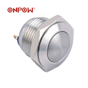 مفتاح زر دفع معدني لمحطة Onpow 16 وal/J/N مضاد للتخريب اللحظي (Ce ، Rohs) - Product Image 2