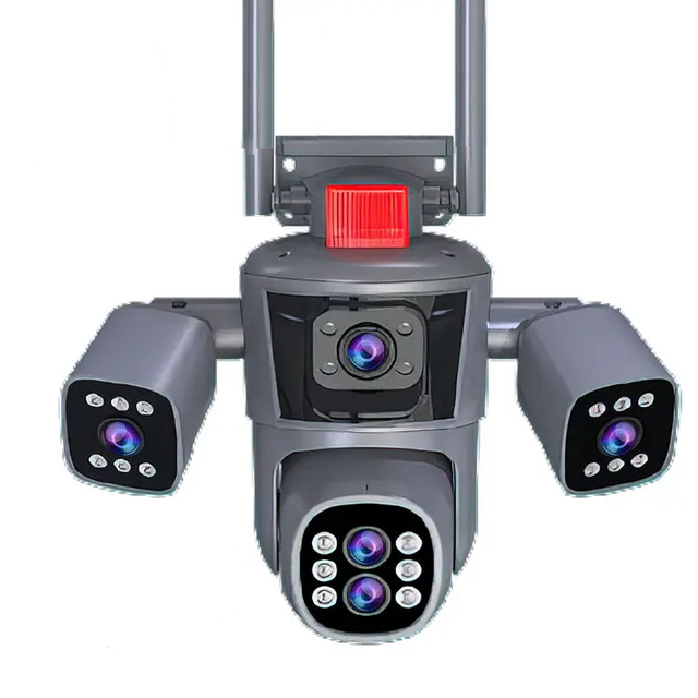 IPC360home Wifi Outdoor Wireless Five-Lens 10x Optical Zoom Wide-Angle Surveillance 16mp Ptz Smart Home Security Cctv Camera