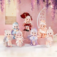 Vente en gros : Boîte mystère authentique Flora Journey West Dream en PVC, thème Carpe Koi, Esprit Enchantant, Renard, Pêche, avec variations de couleurs uniques