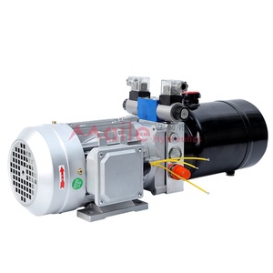 China fabriek directe verkoop Nieuwe 2.2KW draagbare hydraulische aggregaat dubbelwerkend 220V AC 18MPA heftruck - Product Image 2