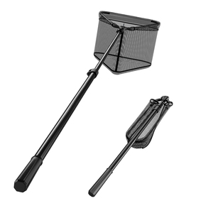 Red de Pesca Manual Olding con Mango de Aluminio y Malla de Nylon, Longitud Ajustable de 0.9m-3m, Apertura Rápida, Herramienta de Pesca Portátil - Product Image 1