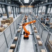 Bras de robot industriel articulé KUKA à 6 axes, solution d'automatisation d'usine pour la manutention des matériaux, l'assemblage, le soudage et la palettisation