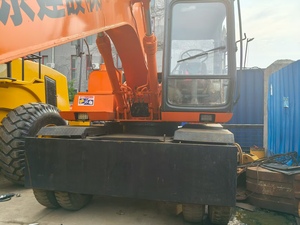 Excavatrice sur pneus Hitachi EX100WD-1 d'origine japonaise 10T à vendre, excavatrice sur pneus Hitachi EX100WD-1 - Product Image 3