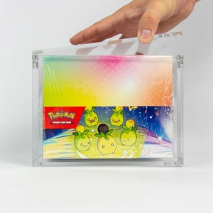 Nouveauté : Boîte de présentation en acrylique à 10 compartiments avec couvercle magnétique robuste pour l'affichage - Product Image 6