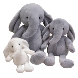 Nouvel arrivage d'éléphant en peluche <span class=keywords><strong>famille</strong></span> Animal en peluche oreiller de couchage PP coton remplissage doux Simulation éléphant jouet poupée mariage - Product Image 4