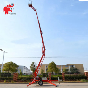 Chất lượng cao 20M trên không làm việc nền tảng 200kg towable Boom Lift Trailer Cherry picker Spider Lift - Product Image 3