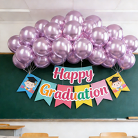 30 ballons en latex métallisé argenté, chromé, doré et violet de 10 pouces, recyclables et durables, pour Halloween, baby shower, fête des mères, Noël
