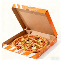 Emballage alimentaire en carton imprimé sur mesure, boîte de vente au détail pour pizza surgelée de 8, 10 et 12 pouces