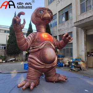 Modelo Inflable Gigante de Extraterrestre <span class=keywords><strong>ET</strong></span> con Corazón Luminoso LED, Personaje de Película para Publicidad, Eventos y Decoración de Parques - Product Image 4