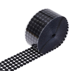 Adhesivo Reutilizable <span class=keywords><strong>Super</strong></span> Adhesivo de una Sola Cara para Puntos de Gancho y Bucle, Autoadhesivo, Ecológico, Resistente al Calor, Colores Blanco y Negro - Product Image 5