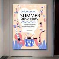Affiches sur mesure extra-larges pour la promotion de films et de festivals de musique Impression numérique sur papier couché, papier d'art, carton duplex
