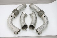 Tuyau de descente pour M5 G90 G99 S68 4.4T V8 2024+ en acier inoxydable SS 304, échappement haute performance avec isolation, traversant et creux