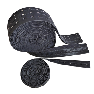 Ruban à crochets et à œillets en rouleau, accessoires d'extension de sous-vêtements personnalisés en usine, <span class=keywords><strong>1</strong></span> yard - Product Image 3