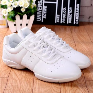 Chaussures de danse blanches pour filles, chaussures de cheerleading, chaussures de sport, chaussures de tennis respirantes, chaussures de compétition pour jeunes, baskets de cheerleading - Product Image 2
