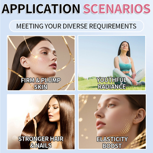 Kadınlar için Cilt Esnekliği ve Kırışıklık Bakımı için Deniz ve Sığır Kolajeni İçeren Çoklu Kolajen Peptitleri Kapsülleri Vegan Süt Ürünleri İçermez - Product Image 3