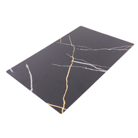 Usine bonne qualité Offre Spéciale étanche or panneau mural pvc panneau mural uv marbre feuille pvc marbre feuille