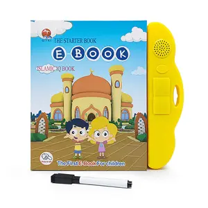 New English Arabic Malay Education Plastic Toys Point Reading Voice Book Children's Early Education Toy e book