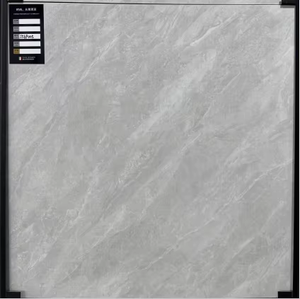 Горячая распродажа: Глянцевая мраморная напольная плитка 60x60, полированная глазурованная керамогранитная плитка серого цвета - Product Image 4