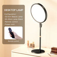 Luce ad Anello LED Professionale ad Alto CRI Ra95+ per Fotografia di Gioielli e Cibo, Altezza 1.4-1.9m, Illuminazione da Studio in Alluminio