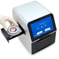 Analyseur de chimie vétérinaire compact avec centrifugation intégrée et imprimante thermique Analyseur de chimie vétérinaire