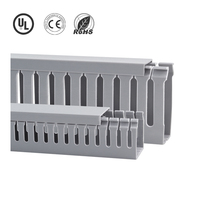 Sistema de conducto de cable de PVC sólido Canalización de cable de color plástico y accesorios de cableado Varios tamaños disponibles
