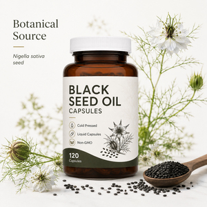 Nouvelles Capsules de Suppléments de Santé Bio pour Adultes : Mélange de Mousse de Mer, Miel, Huile d'Argan Extra Vierge Pressée à Froid et Huile de Nigelle pour la Digestion - Product Image 4