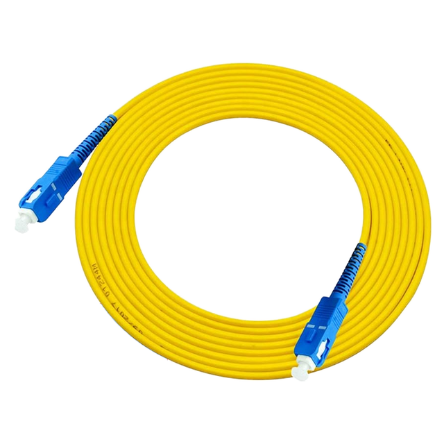 Factory Price Simplex G652D Fiber SC-SC/1M UPC Patch Cord FTTH IP Network 30-Year Warranty